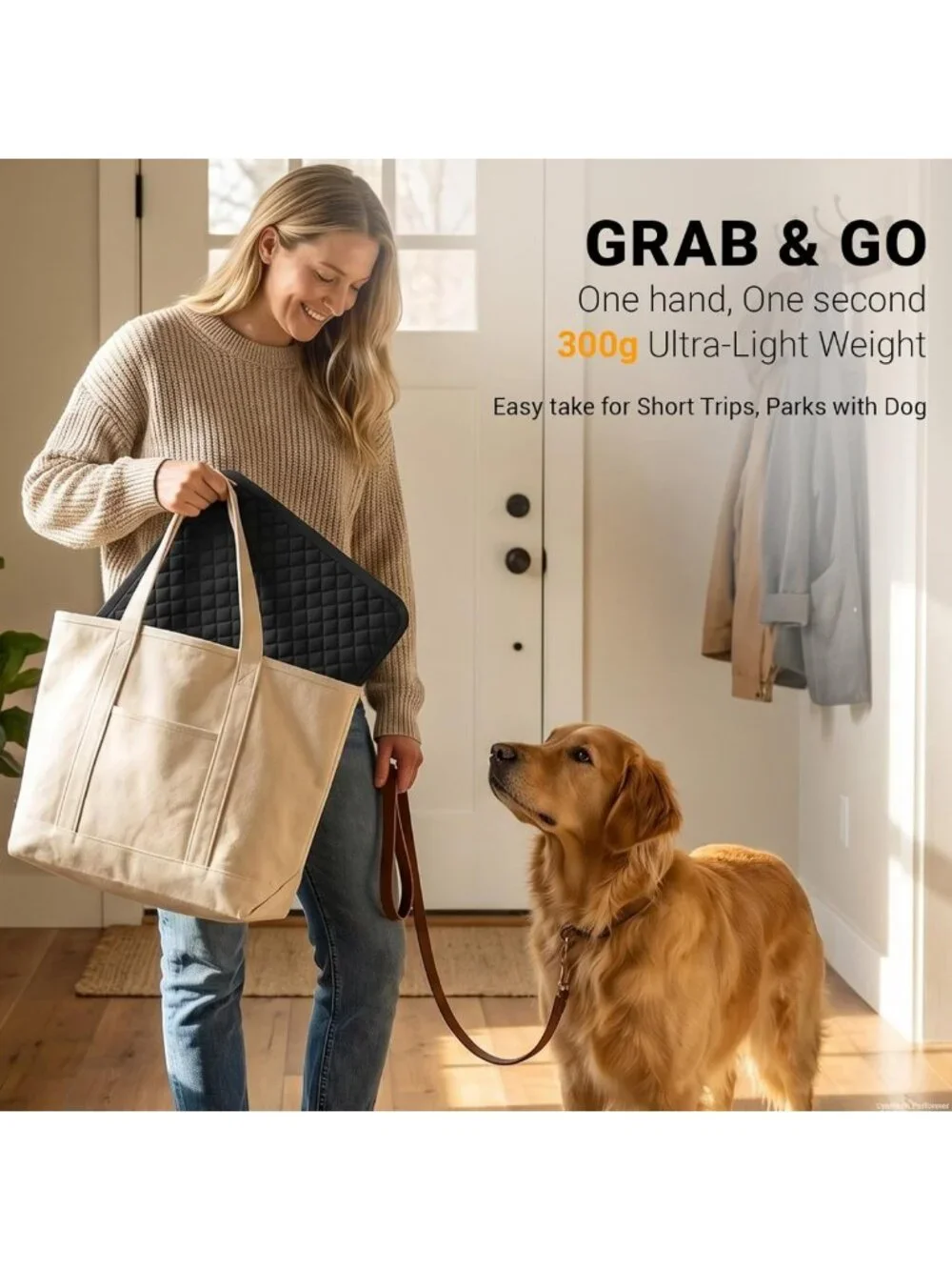 Waterproof Multi-Purpose Dog Mat for Car, Sofa & Outdoor | Non-Slip Pet Bed